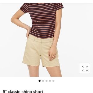 5” classic chino short NEW